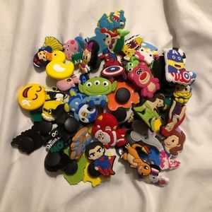 57 random croc charms